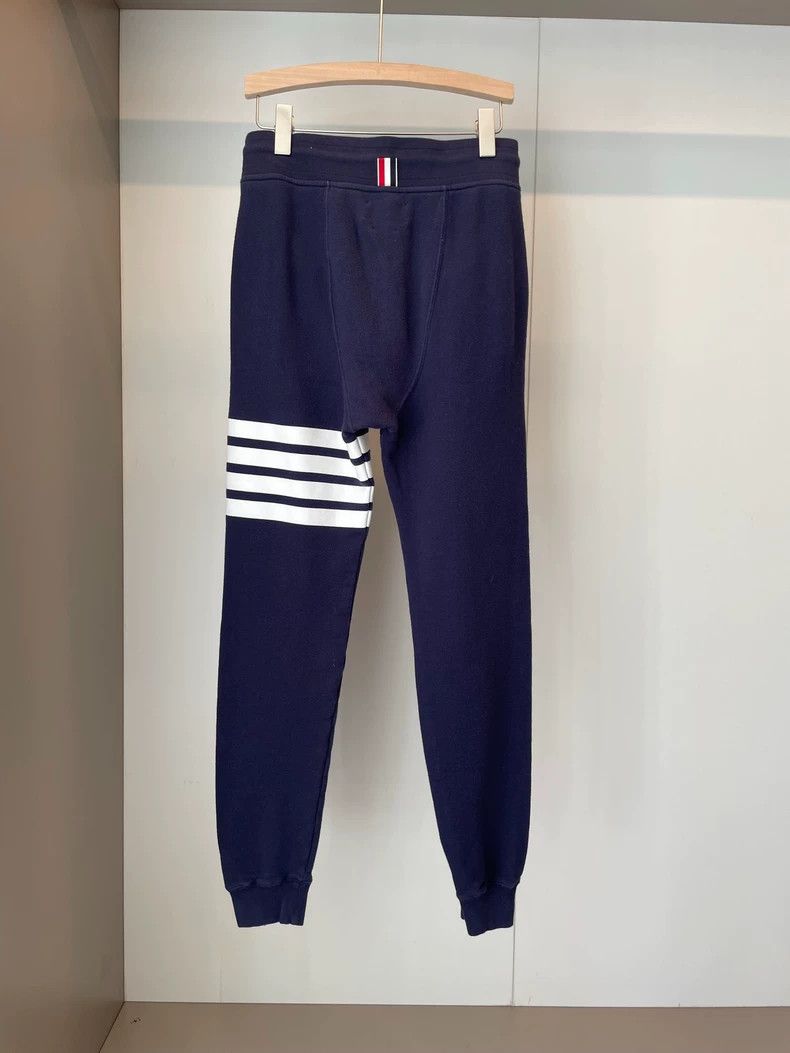 Thom Browne Thom Browne size3 Blue and green cotton trousers Size US 27 - 2 Thumbnail