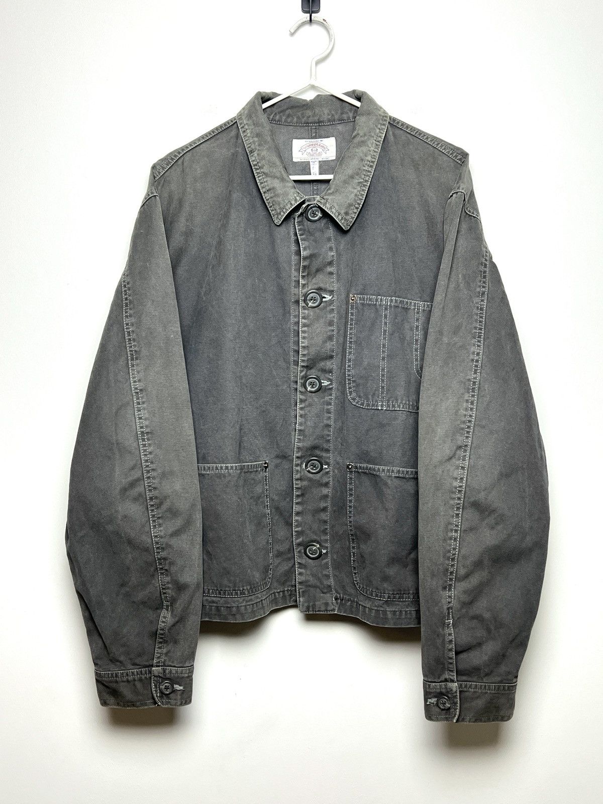 Giorgio Armani armani y2k archive faded work chore jacket Size US L / EU 52-54 / 3 - 1 Thumbnail