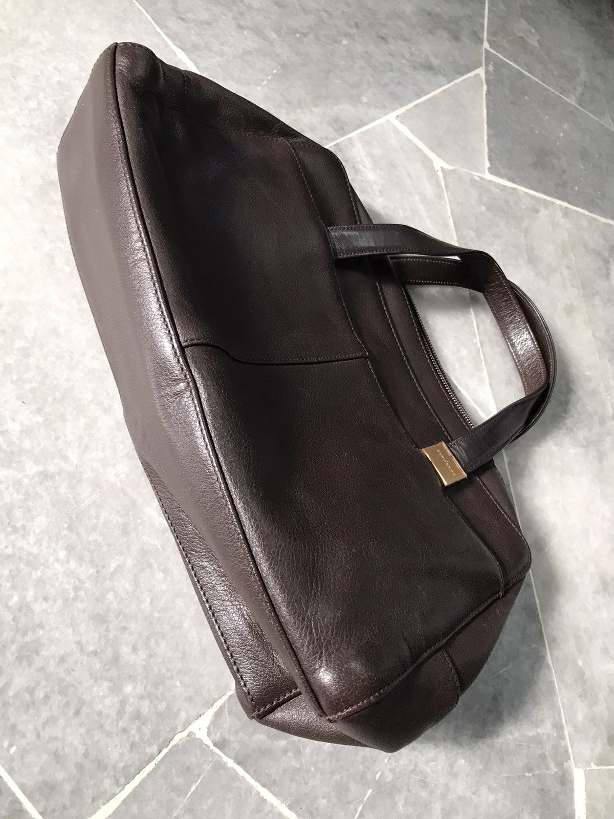Burberry Burberry Handbag Brown Leather Size ONE SIZE - 5 Thumbnail