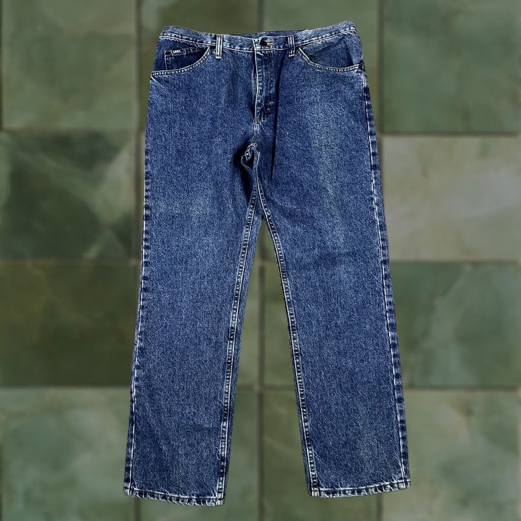 Lee VINTAGE Lee Riders Jeans Mens 38x31 Blue Medium Wash Denim Grunge Logo Jeans Size US 38 / EU 54 - 1 Thumbnail