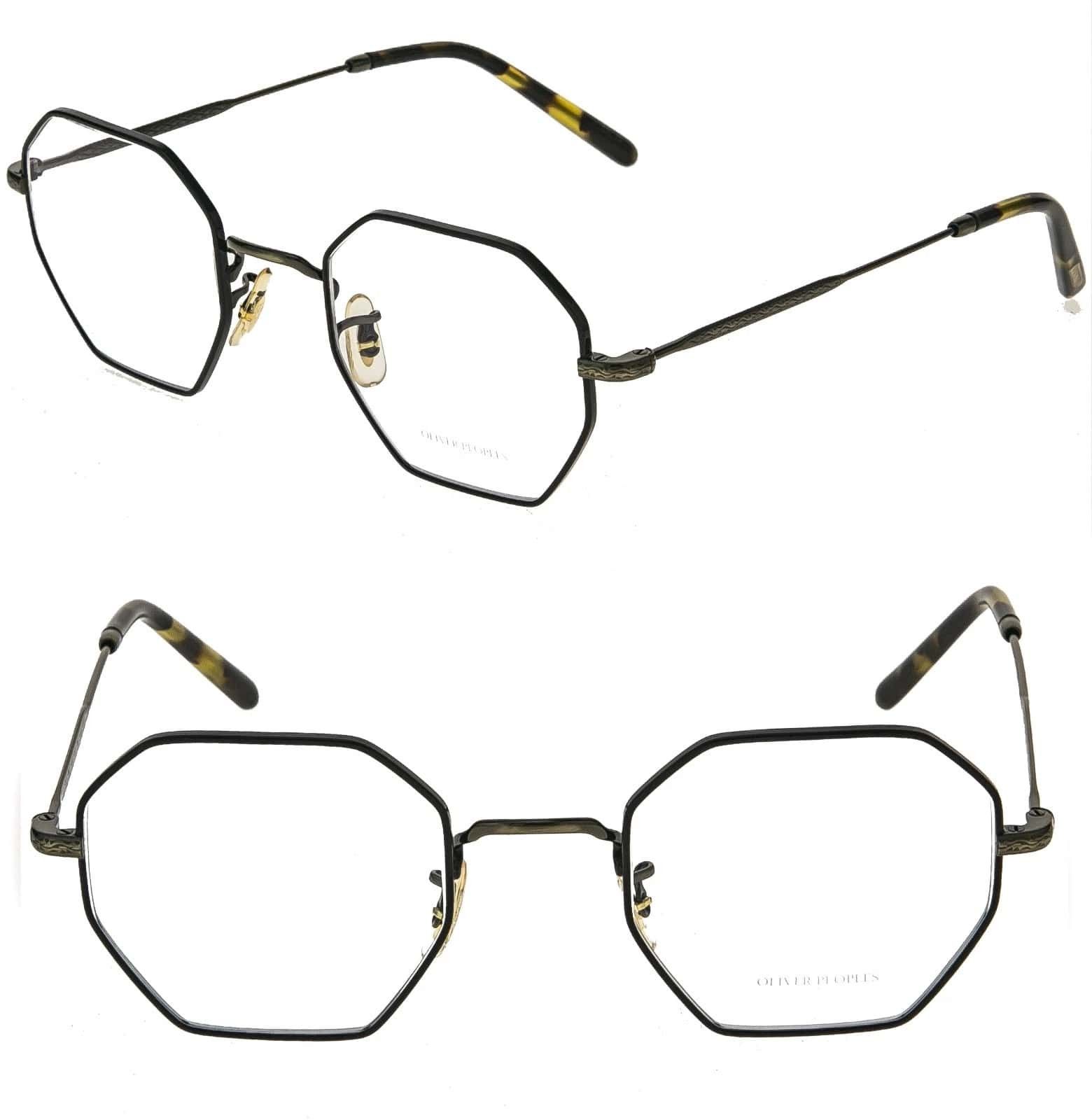 Oliver Peoples OLIVER PEOPLES HOLENDER OV1312 Antique Gold Black 1312 Size ONE SIZE - 1 Thumbnail