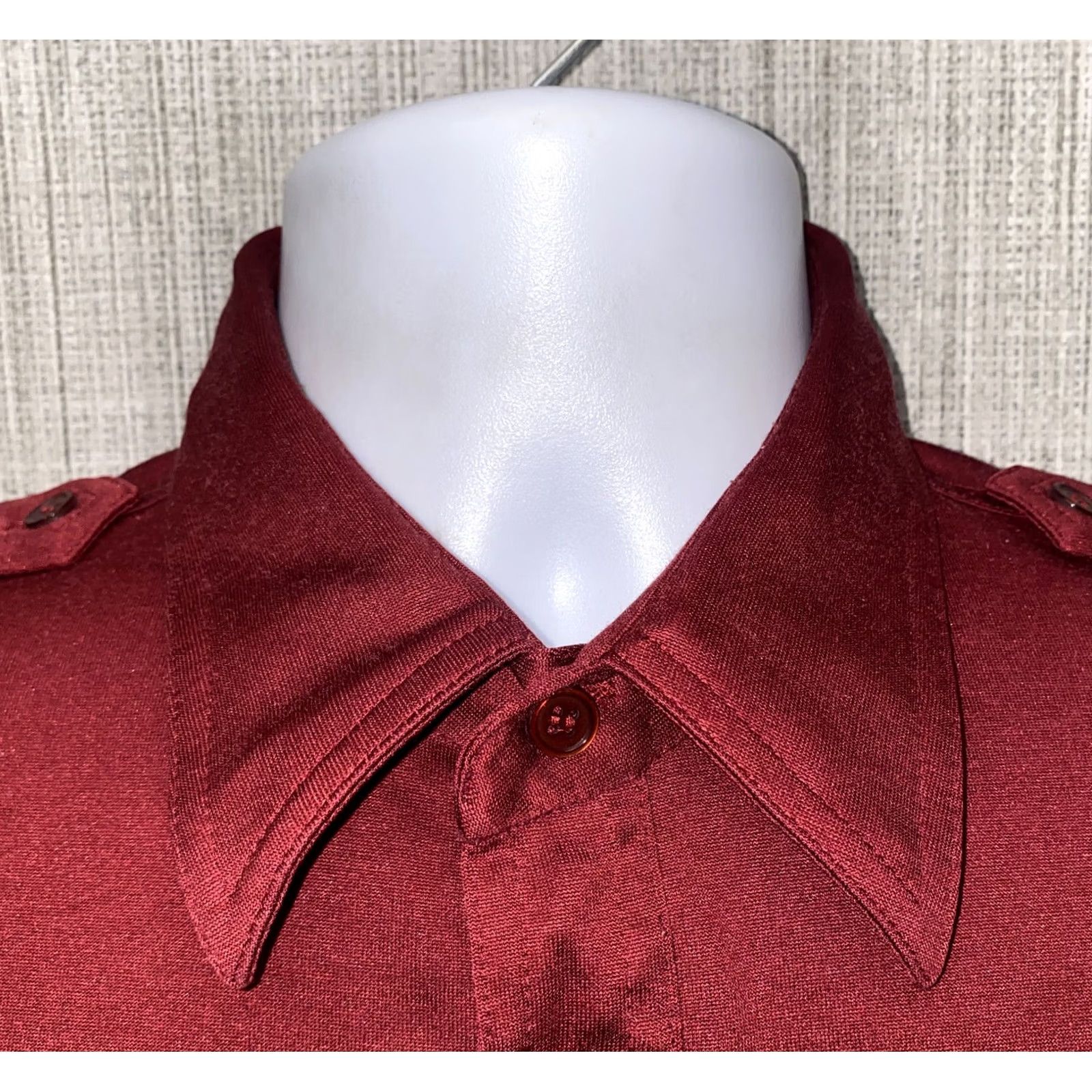 Vintage Boardwalk Polo Shirt Mens Red Polyester Blend Golf North American Open 20 in Armpit Size L Size US L / EU 52-54 / 3 - 3 Thumbnail