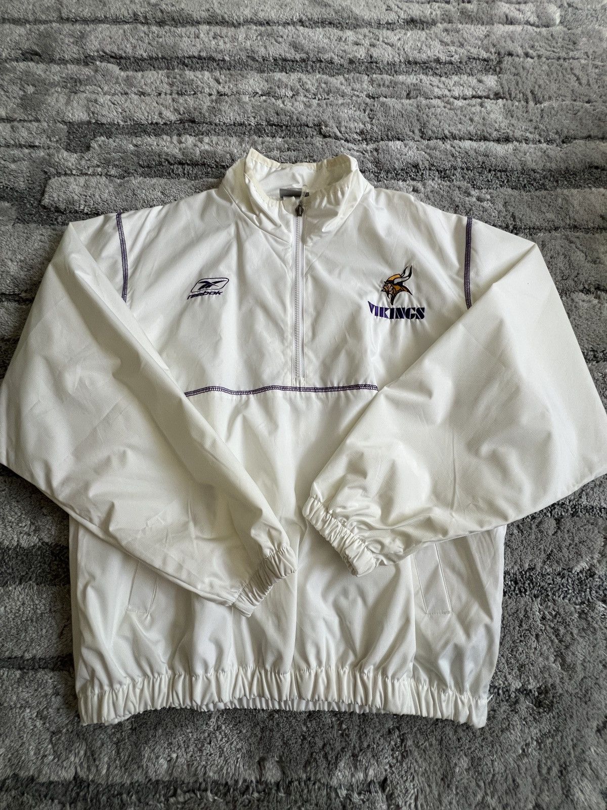 Reebok Vintage nfl vikings windbreaker jacket Size US M / EU 48-50 / 2 - 1 Thumbnail