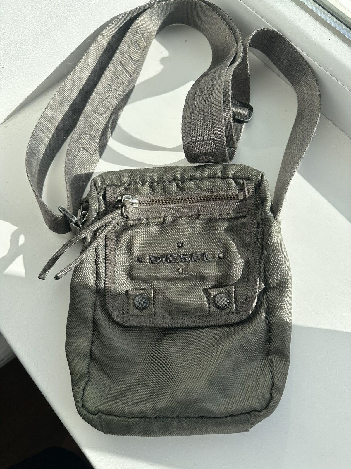 Diesel DIESEL Rare Crossbody Bag - Authentic Fabric Messenger BAG Size ONE SIZE - 1 Thumbnail