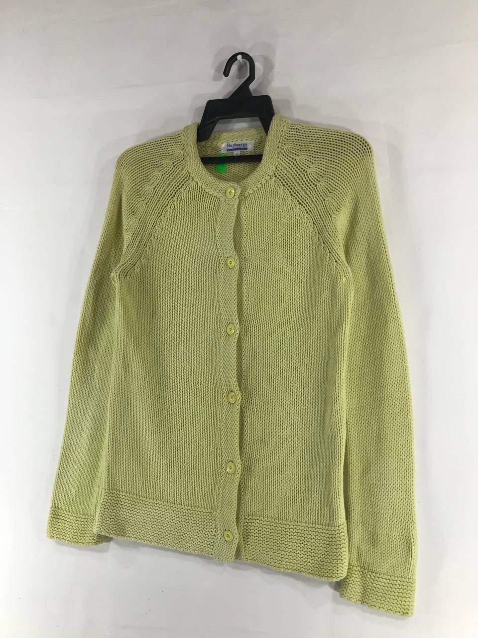 Burberry × Vintage Vintage Burberry Blue Lable Knit Cardigan Size M / US 6-8 / IT 42-44 - 6 Thumbnail