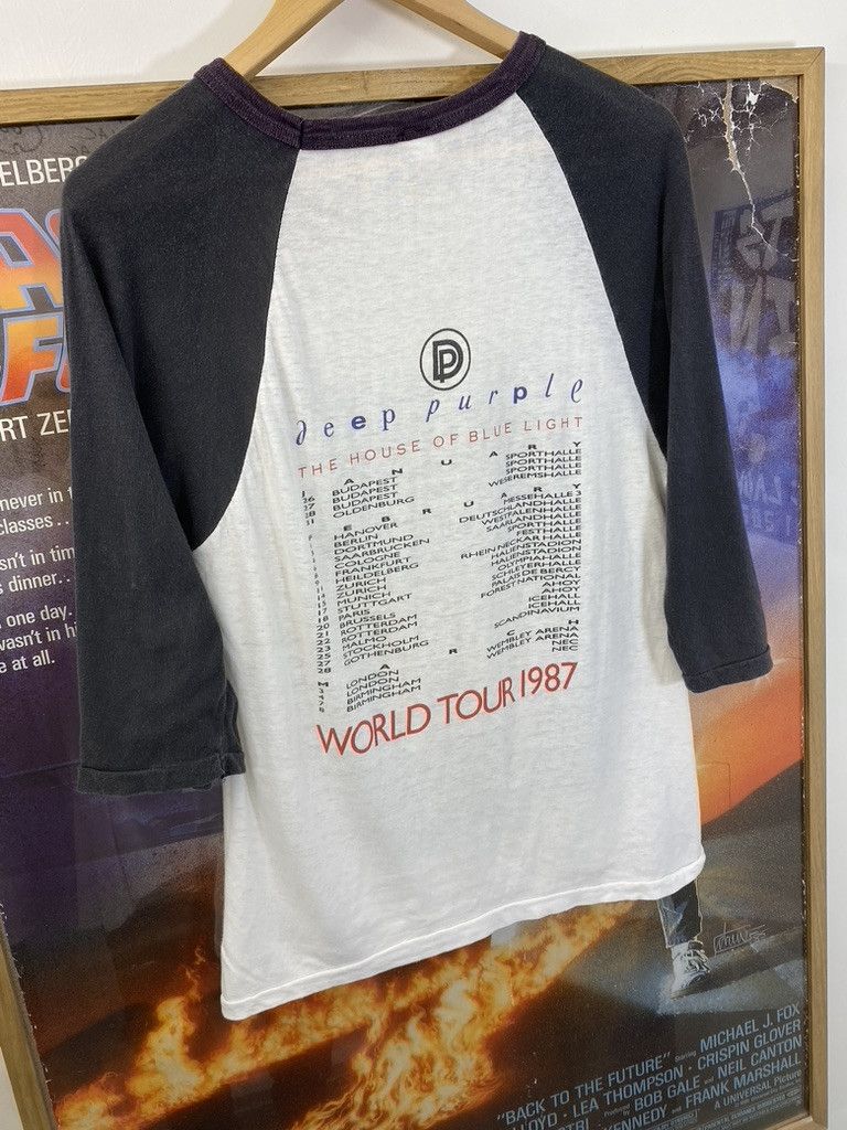 Band Tees 1987 Vintage Deep Purple Raglan Band Tee Size US S / EU 44-46 / 1 - 3 Thumbnail