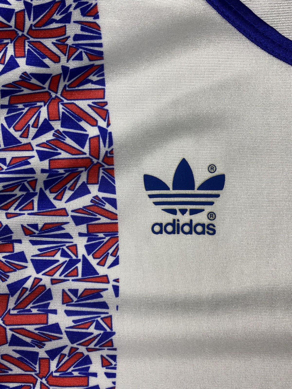 Adidas × Vintage Vintage Adidas 1992 Barcelona Games Running Shirt 90s GB Size US L / EU 52-54 / 3 - 4 Thumbnail