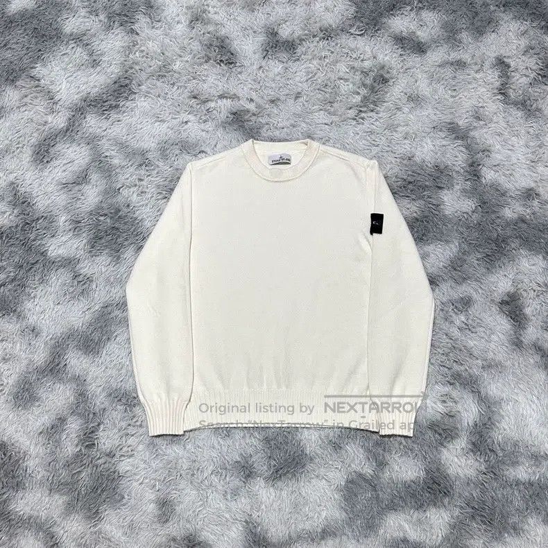 Stone Island Stone Island Wool Knit Sweater White M Size US M / EU 48-50 / 2 - 1 Thumbnail