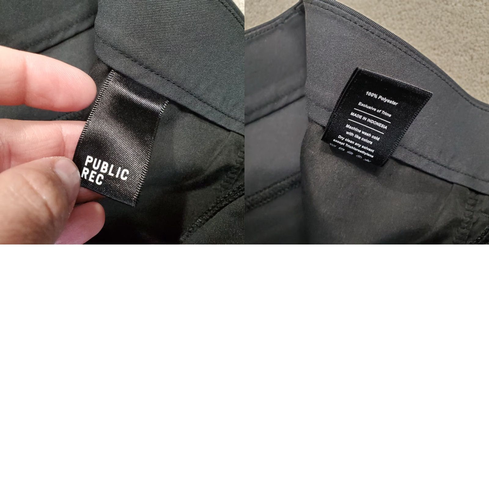 Vintage Public Rec Pants Mens 36x32 Black Straight Performance Lightweight Stretch Tech Chino Pockets Regular Inseam 32 Mens Size US 36 / EU 52 - 9 Thumbnail