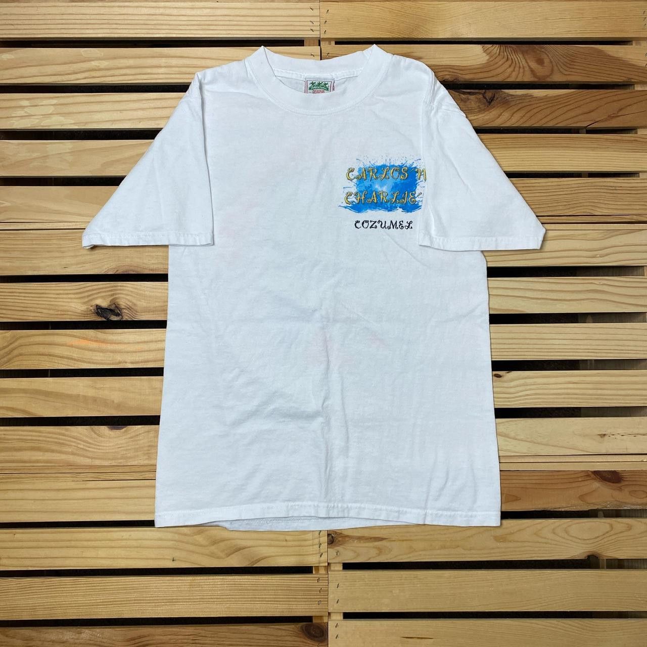 Other Vintage Carlos & Charle's Surf Shop White Tee Size Small Size US S / EU 44-46 / 1 - 2 Thumbnail