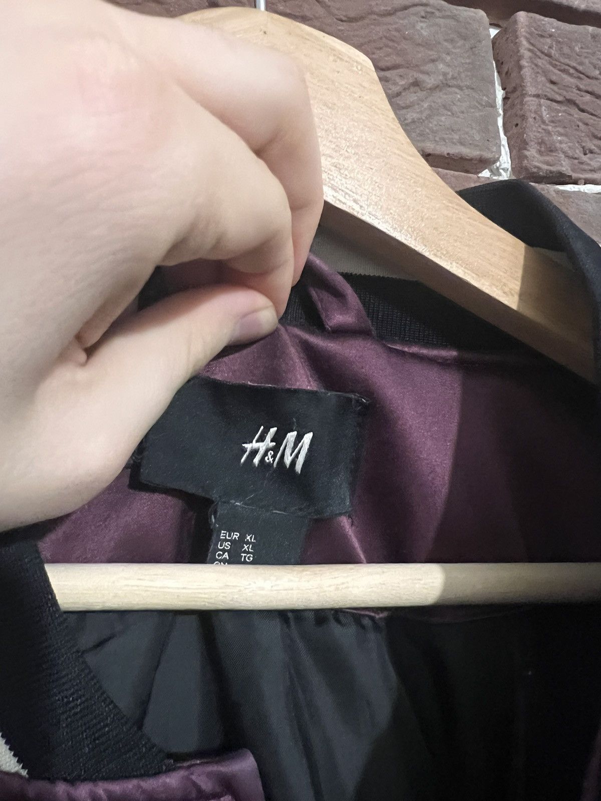 H&M The Weeknd XO Band Jacket Burgund Rare H&m Collab Streetwear Size US XL / EU 56 / 4 - 8 Thumbnail