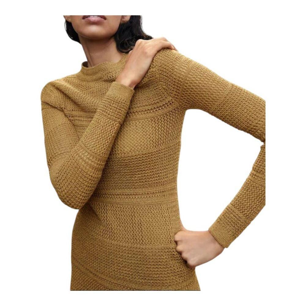 Designer CT1996 MNG Knitted dress with open back XL Size XL / US 12-14 / IT 48-50 - 2 Thumbnail