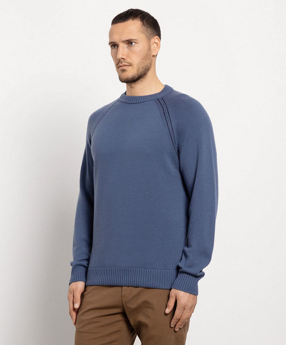 Loro Piana LORO PIANA Scanda blue baby cashmere crewneck sweater XXL q Size US XXL / EU 58 / 5 - 2 Thumbnail