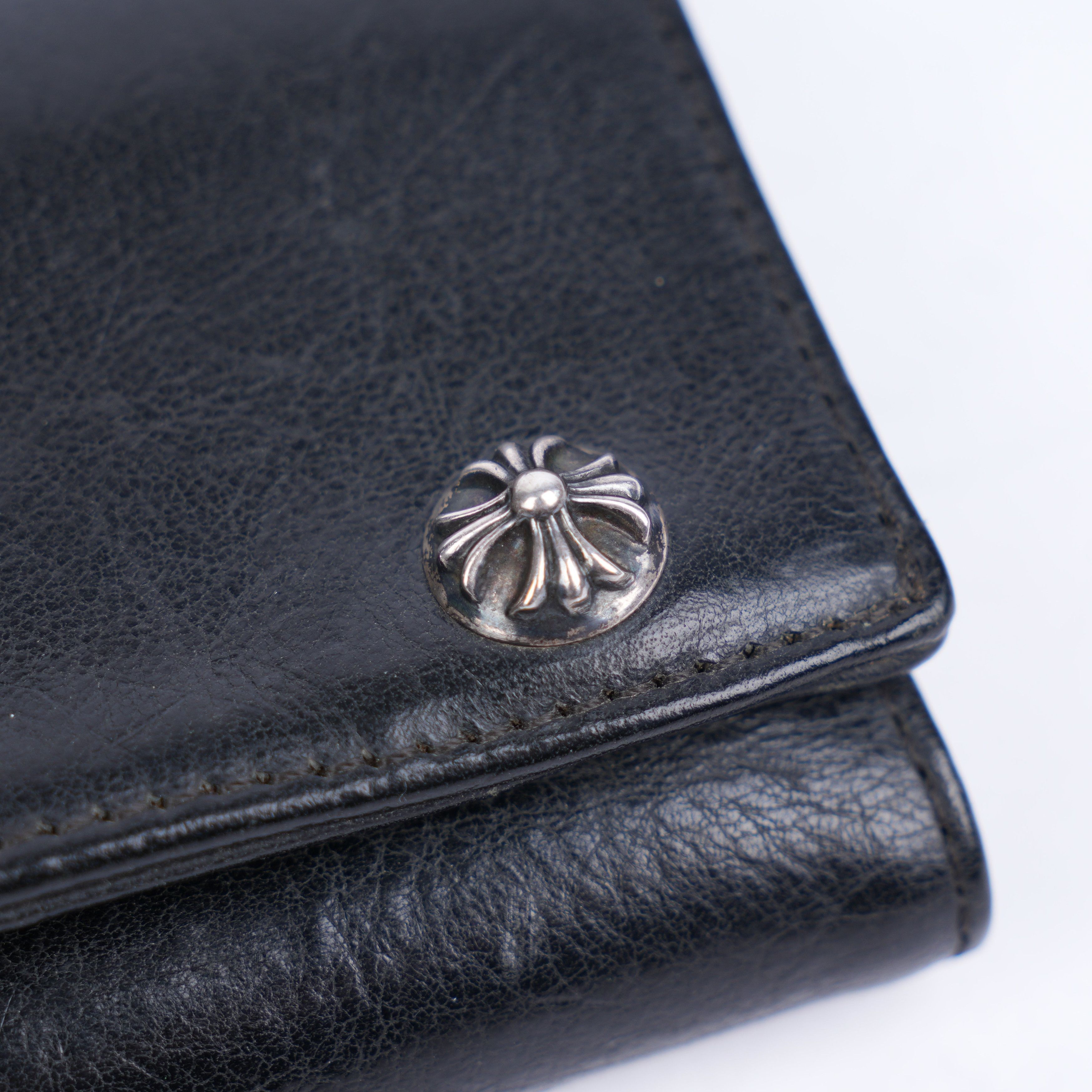 Chrome Hearts CHROME HEARTS BLACK CROSS PATCH SNAP WALLET Size ONE SIZE - 7 Thumbnail