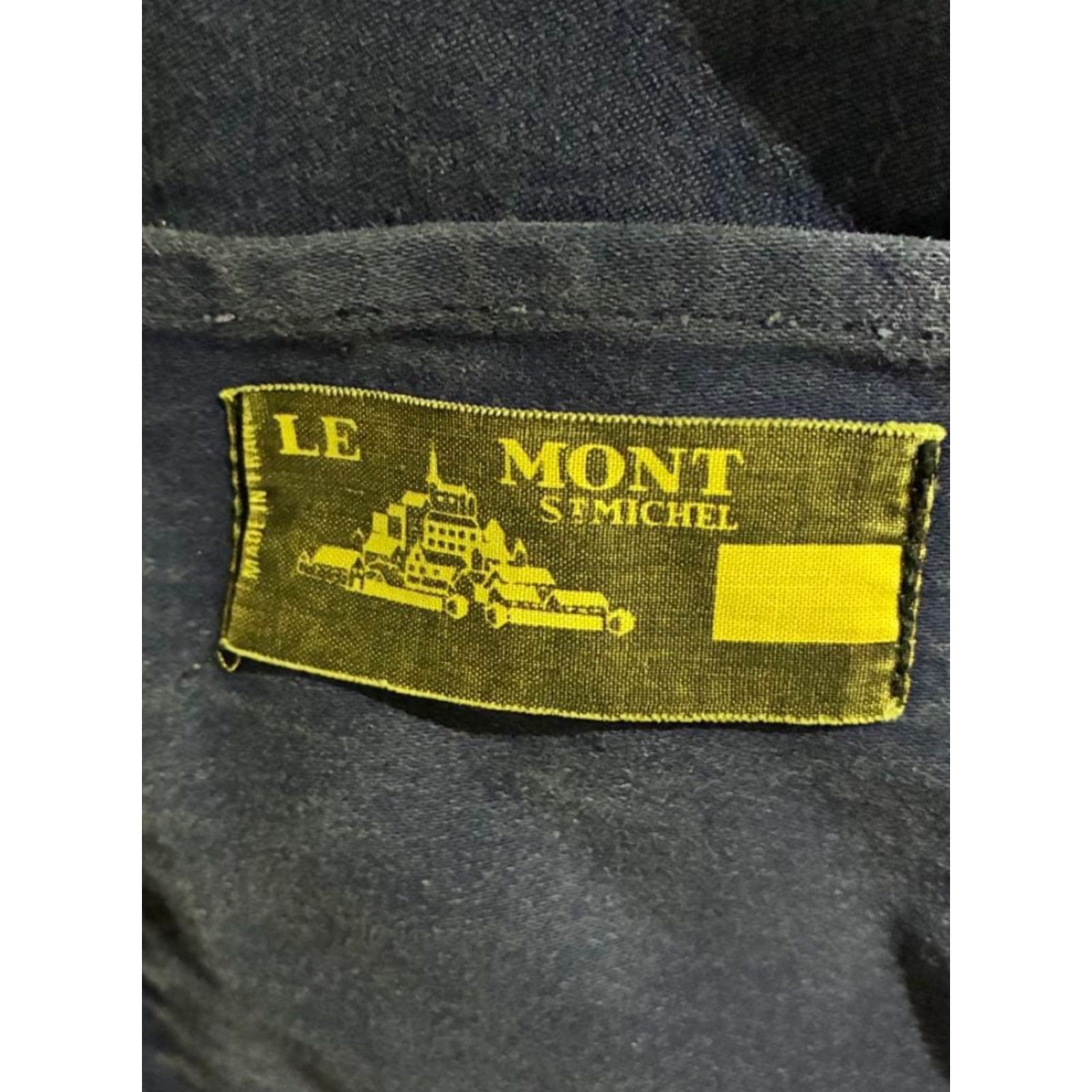 Vintage Le Mont Saint Michel Blue Work Jacket moleskin jacket 46 Vintage Mens Jacket Blue 1950s France JP Size US S / EU 44-46 / 1 - 4 Thumbnail