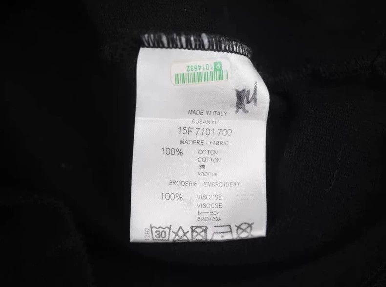 Givenchy Givenchy FW15 Black Embroidered Dog Head Short Sleeve Polo Size US S / EU 44-46 / 1 - 6 Thumbnail
