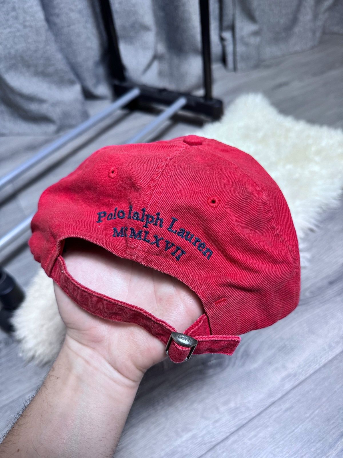 Vintage Polo Ralph Lauren Vintage Big Logo Mens Cap Size ONE SIZE - 6 Thumbnail