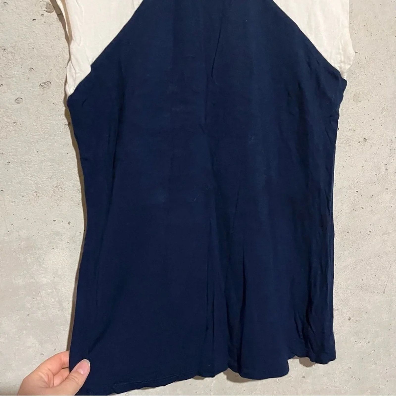 Lauren Ralph Lauren Lauren Ralph Lauren Colorblock Shirt Navy Cream Size M Size M / US 6-8 / IT 42-44 - 2 Thumbnail