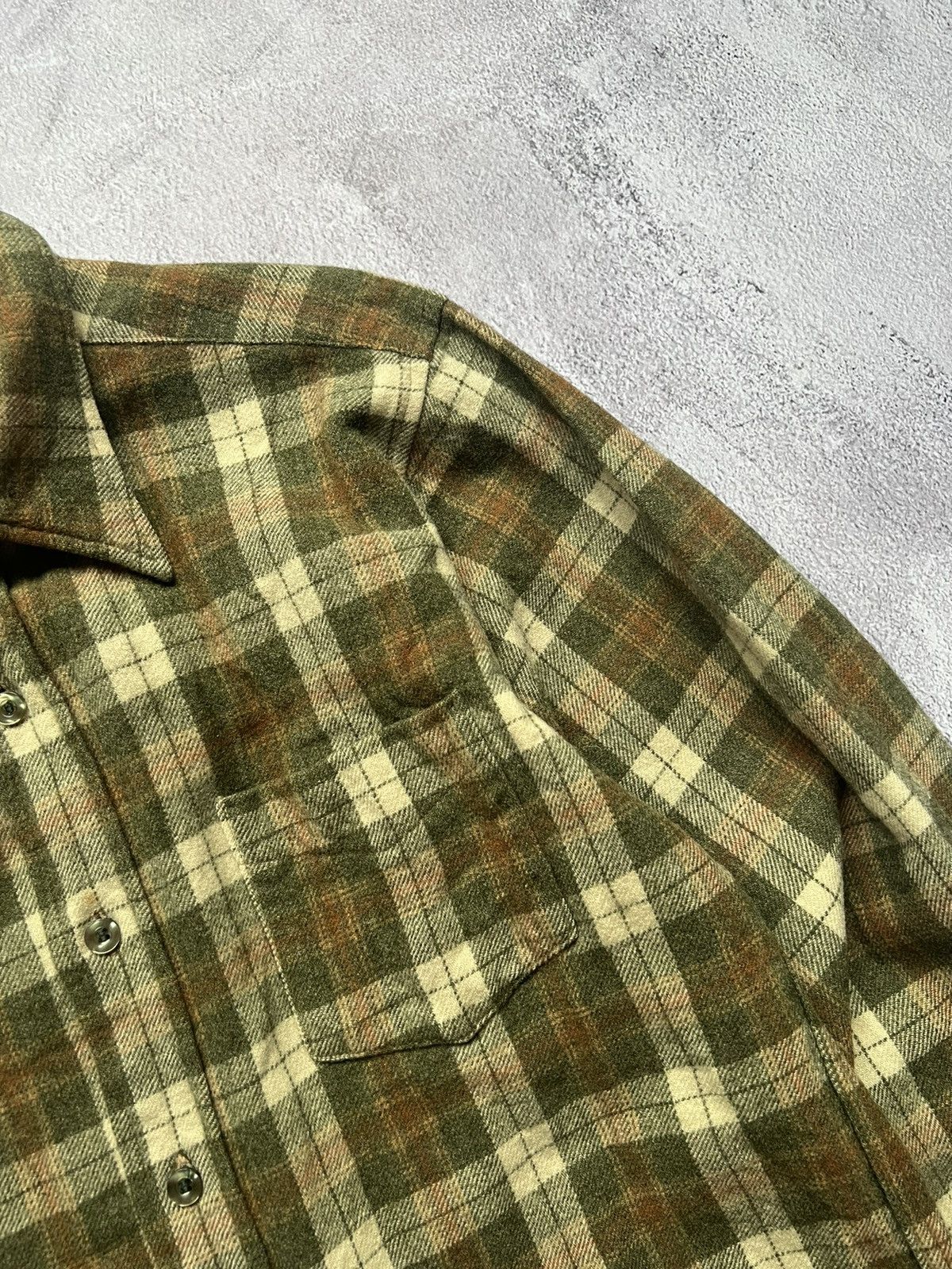 Pendleton × Vintage Vintage 80s 90s Pendleton Wool Over Shirt Size US S / EU 44-46 / 1 - 8 Thumbnail
