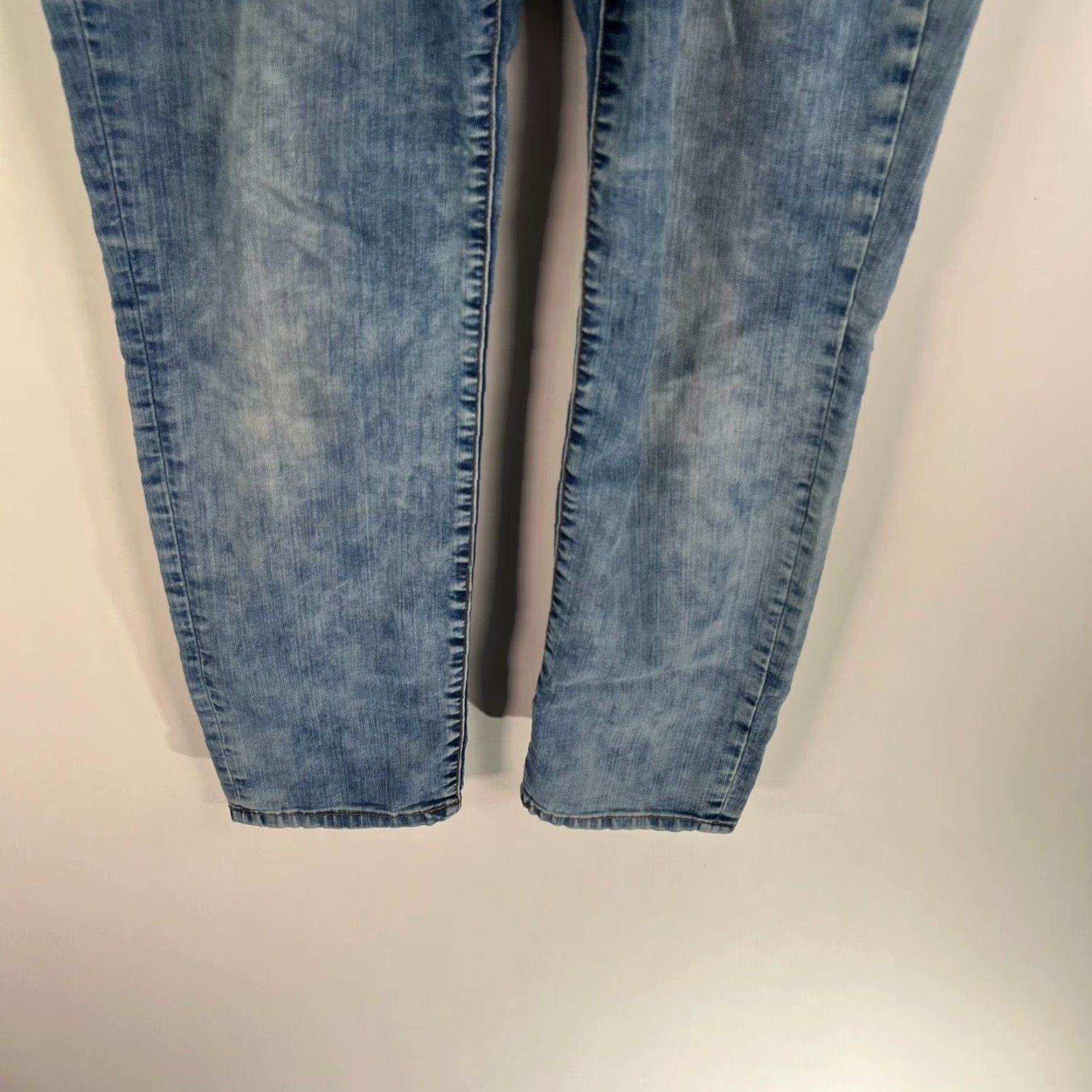 Apt. 9 Apt. 9 Women's Straight Leg Stone Wash Denim Jeans Size 10 Blue 36W 29L 90s Bohemian Size 32" / US 10 / IT 46 - 4 Thumbnail