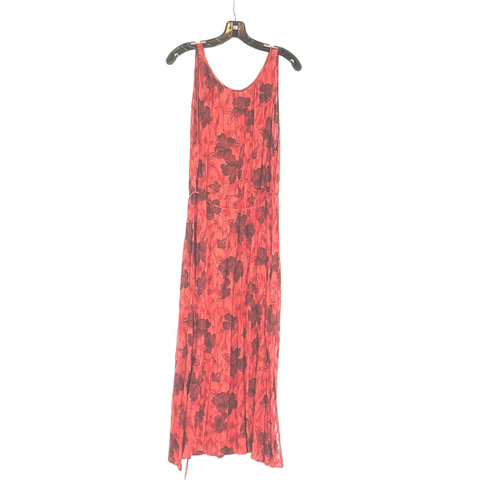 Unknown London King Louie Hazel Marlow Midi Dress in Fiery Red - XL Size M / US 6-8 / IT 42-44 - 1 Thumbnail
