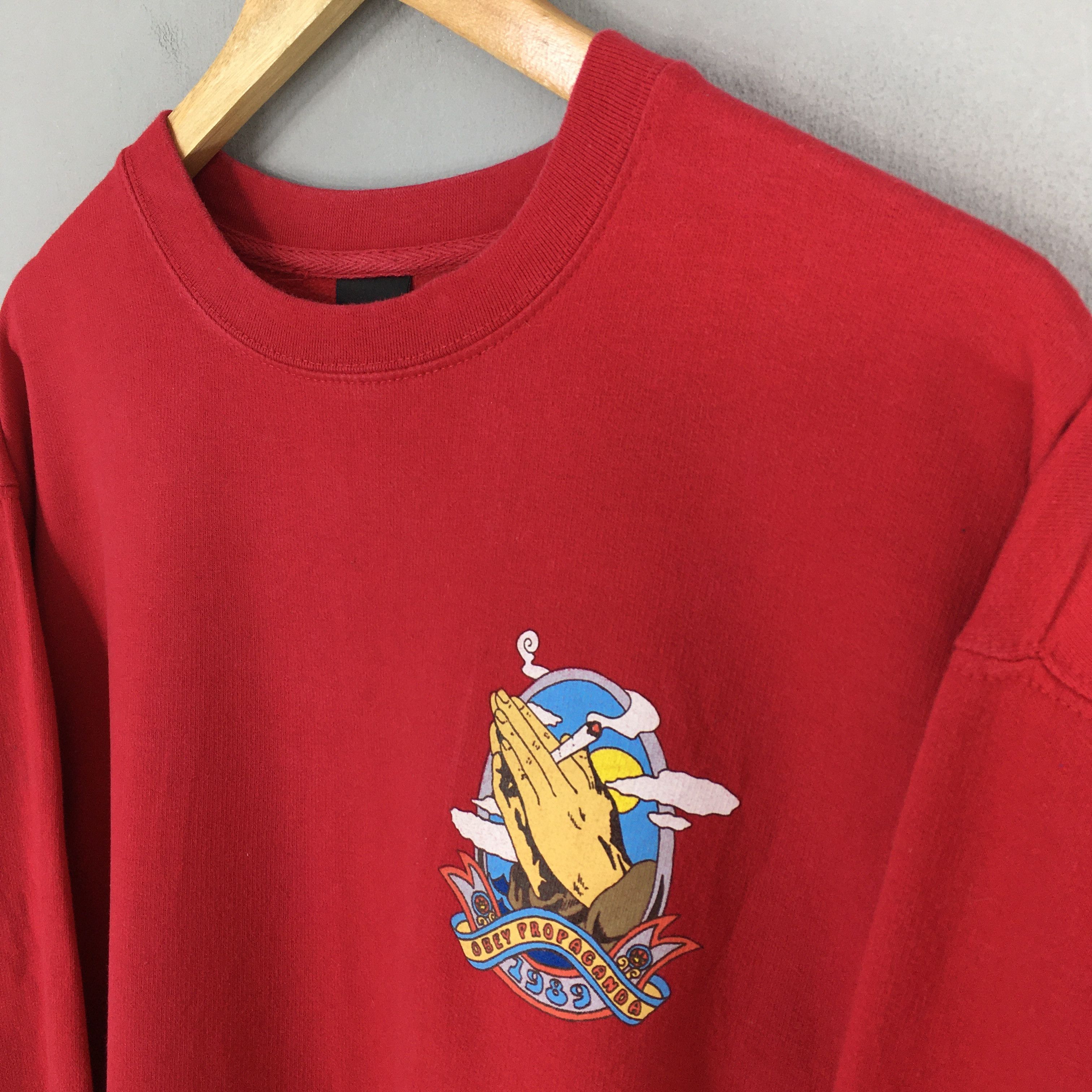 Obey Vintage Obey Worldwide Propaganda Sweatshirt XLarge Size US XL / EU 56 / 4 - 5 Thumbnail