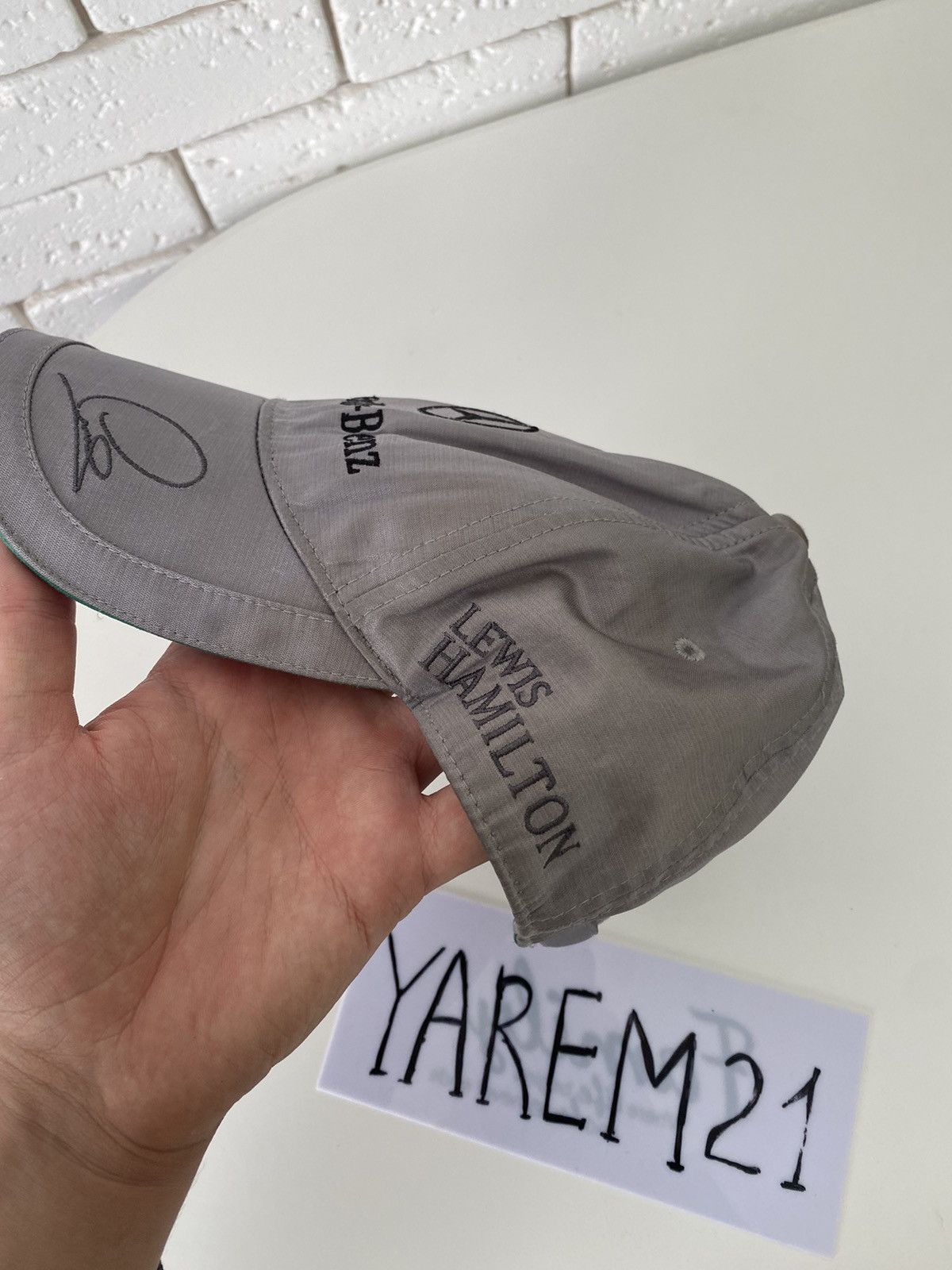 Mercedes-Benz Mercedes Benz Puma Lewis Hamilton cap hat Size ONE SIZE - 3 Thumbnail