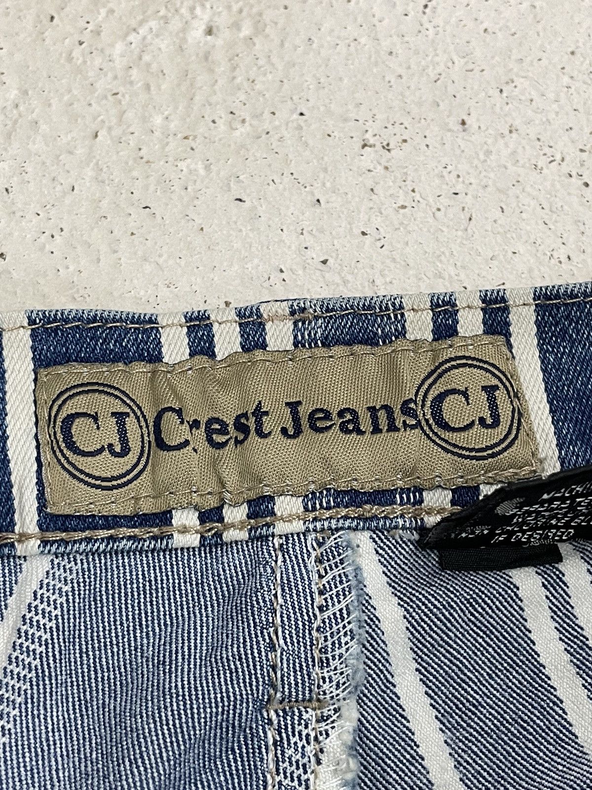 Other CJ Crest Jeans Bootcut Stripe Hickory Old Vintage Style Size 28" / US 6 / IT 42 - 15 Thumbnail