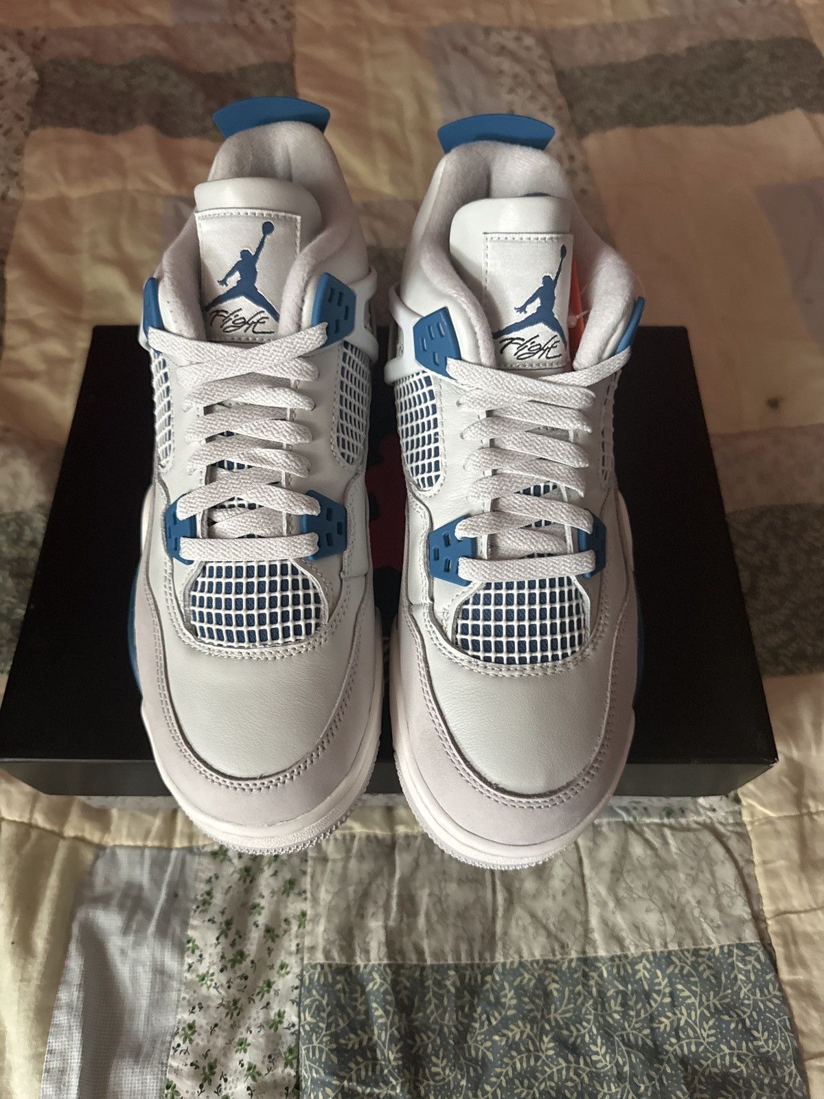 Jordan Brand Air Jordan 4 Retro Military Blue Size US 7 / EU 40 - 1 Thumbnail