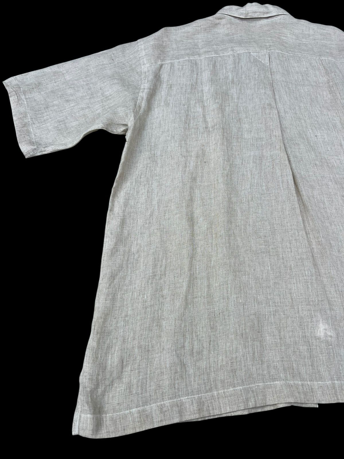 Issey Miyake Archive Issey Miyake im Product 100% Linen Shirt Size US M / EU 48-50 / 2 - 15 Thumbnail