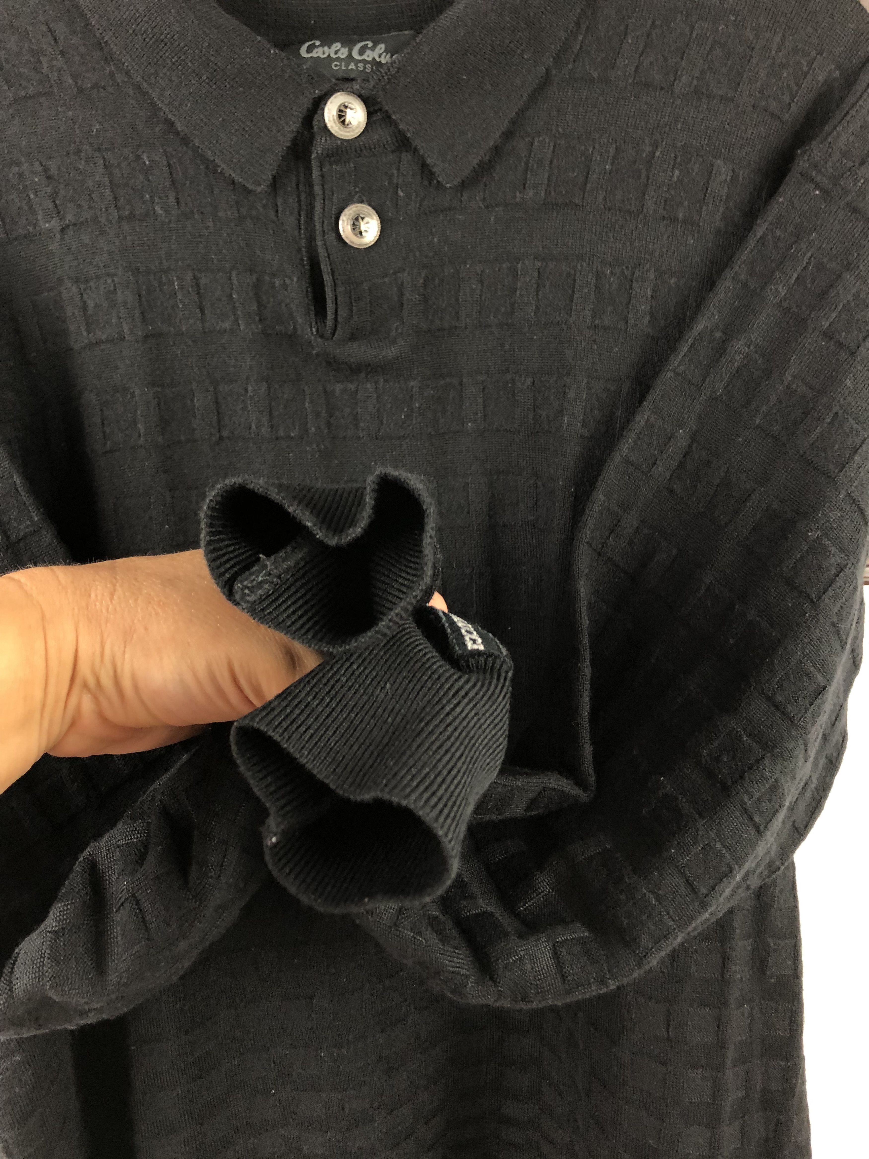 Carlo Colucci Vintage Carlo Colucci Sweater Jumper Pullover Black Mens Size US M / EU 48-50 / 2 - 8 Thumbnail