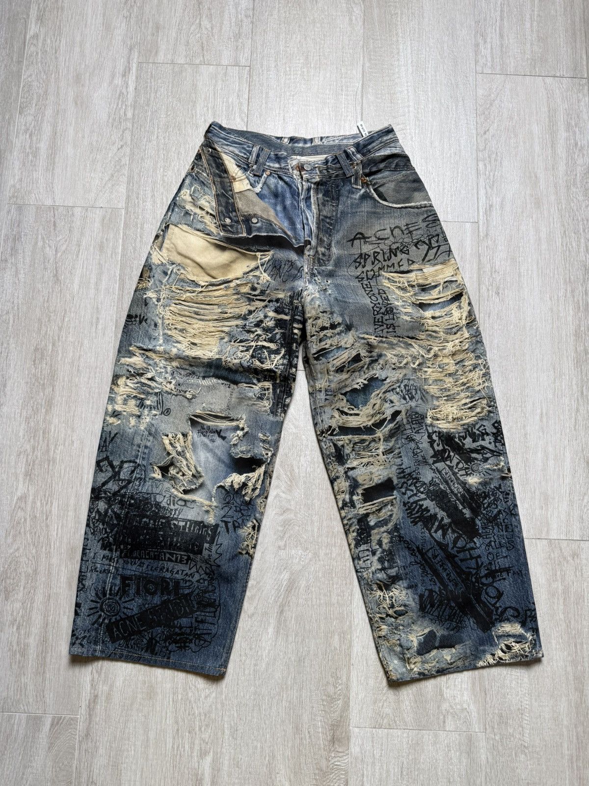 Acne Studios Acne Studio 2023 Graffiti Jean Size US 38 / EU 54 - 1 Thumbnail