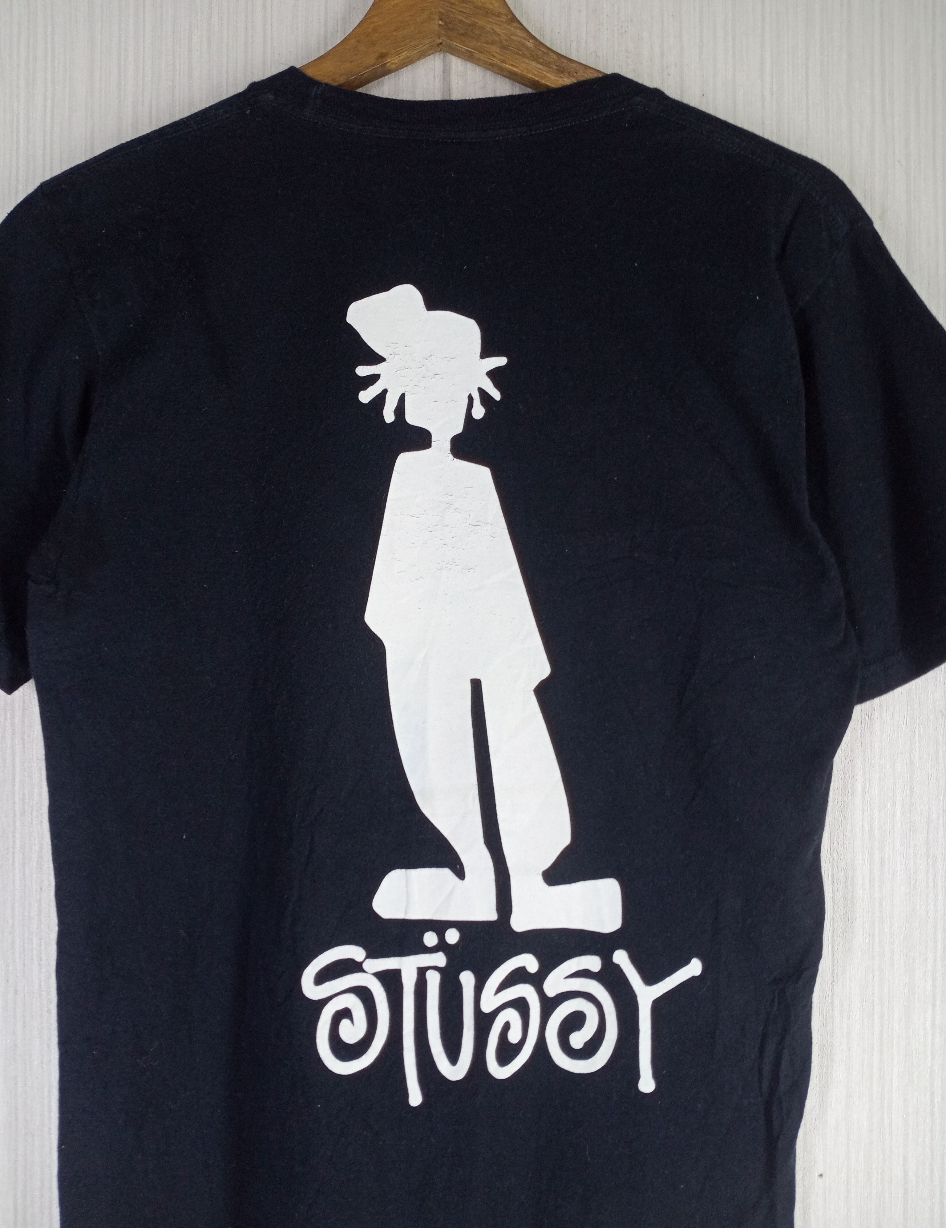 Stussy Rare Vintage Stussy Stickman Big Logo Tshirt Size US S / EU 44-46 / 1 - 2 Thumbnail