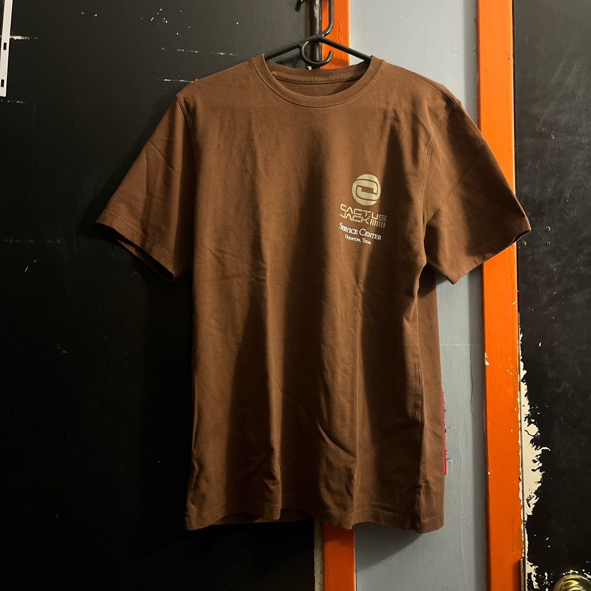 Cactus Jack Service Center Brown Tee