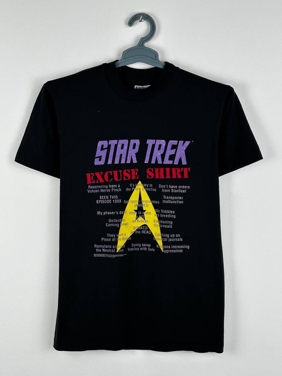 Vintage 1991 Star Treck Excuse Shirt Paramount T Shirt Size US M / EU 48-50 / 2 - 1 Thumbnail