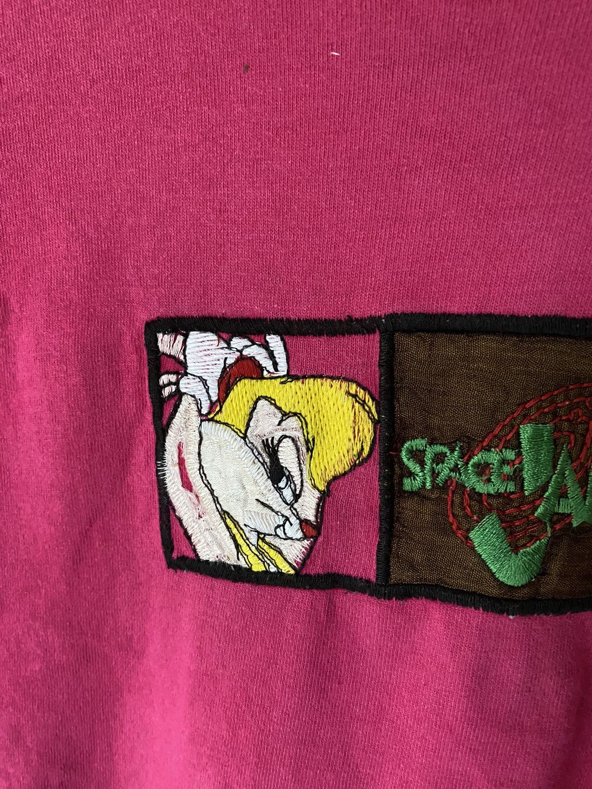 Cartoon Network 1996 Space Jam Disney embroidered box logo tee Size L / US 10 / IT 46 - 6 Thumbnail