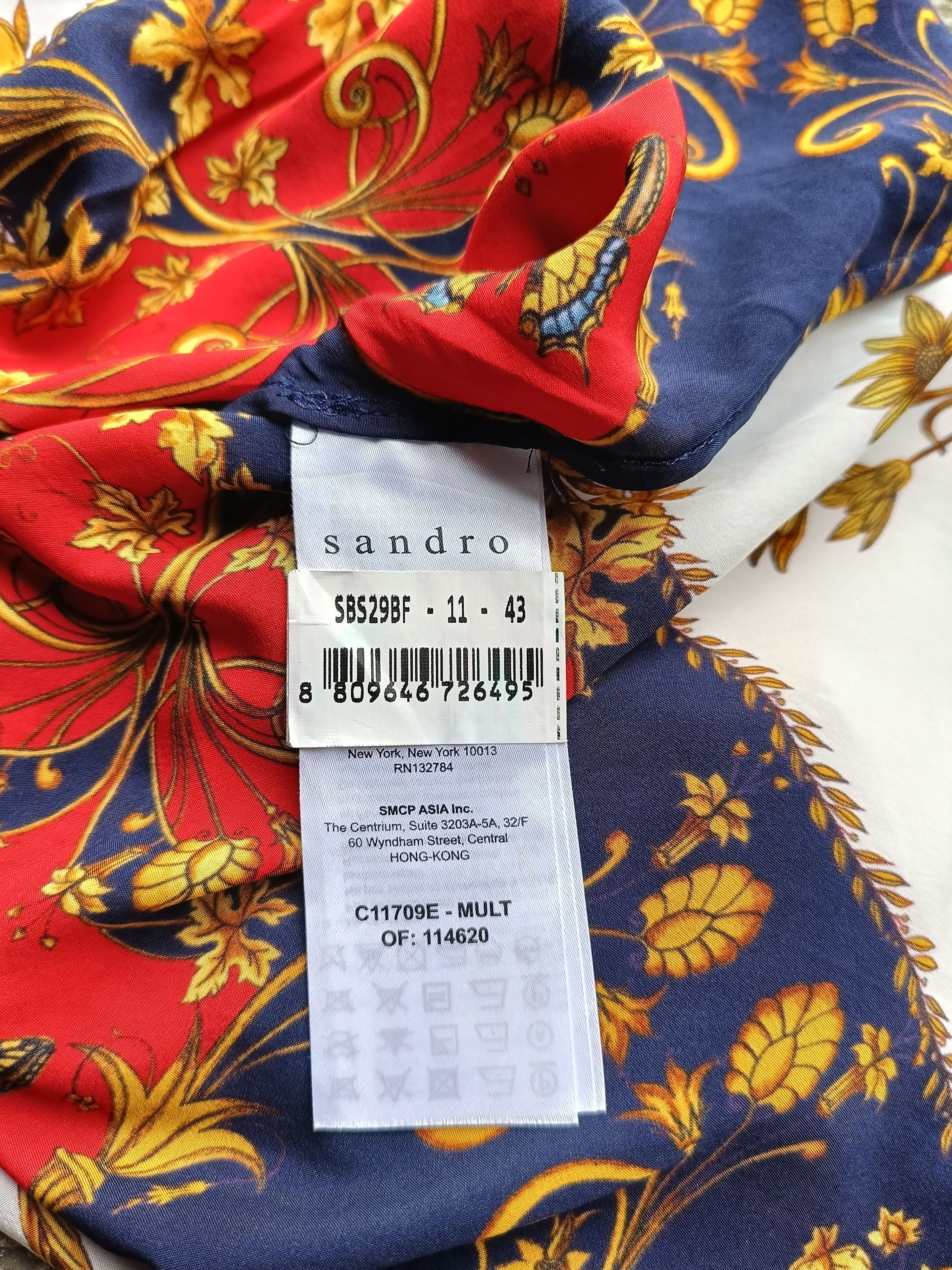 Sandro Sandro floral and butterfly print blouses Size S / US 4 / IT 40 - 5 Thumbnail