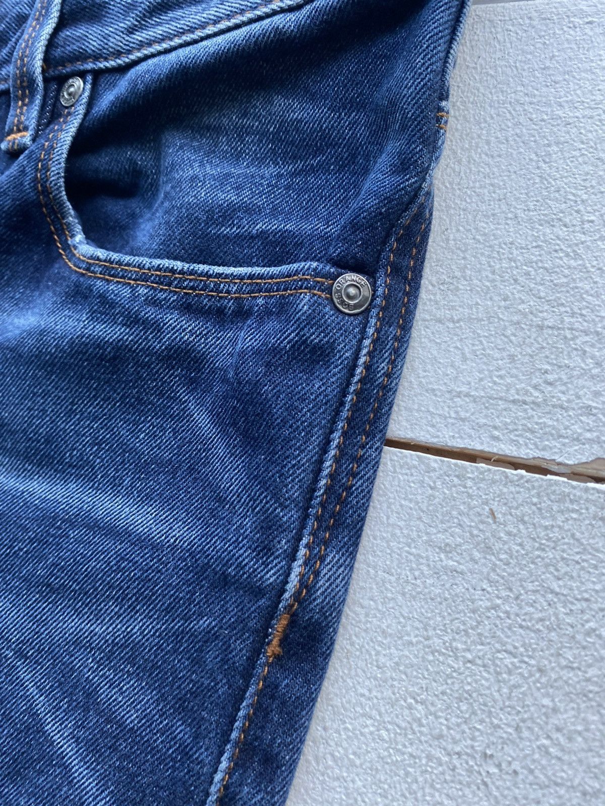 Hugo Boss 00s Y2K Hugo Boss Orange 63 Slim Fit Denim Jeans W31 L31 Size US 31 - 13 Thumbnail