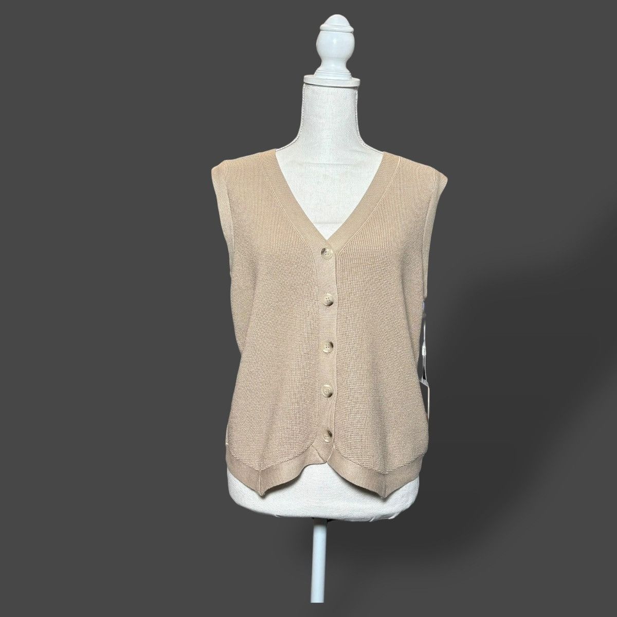Other Cyrus Women’s Beige Cream Sweater Vest Sz M Size M / US 6-8 / IT 42-44 - 5 Thumbnail