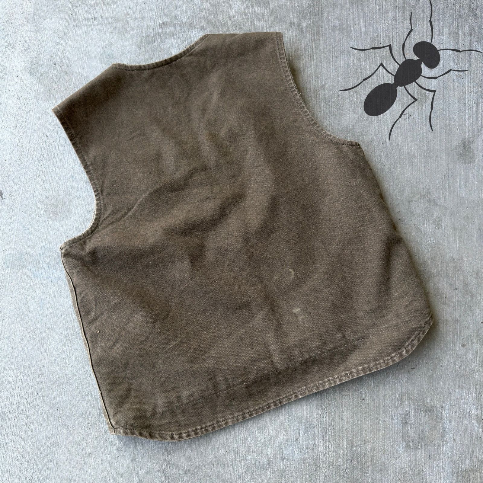 Carhartt × Vintage Carhartt brown Sherpa lined work wear vest Size US S / EU 44-46 / 1 - 4 Thumbnail