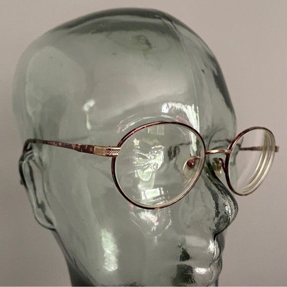 Vintage Vintage Tortoise Small Oval Glasses Frames w/ Sun Clips 🇮🇹 Size ONE SIZE - 7 Thumbnail