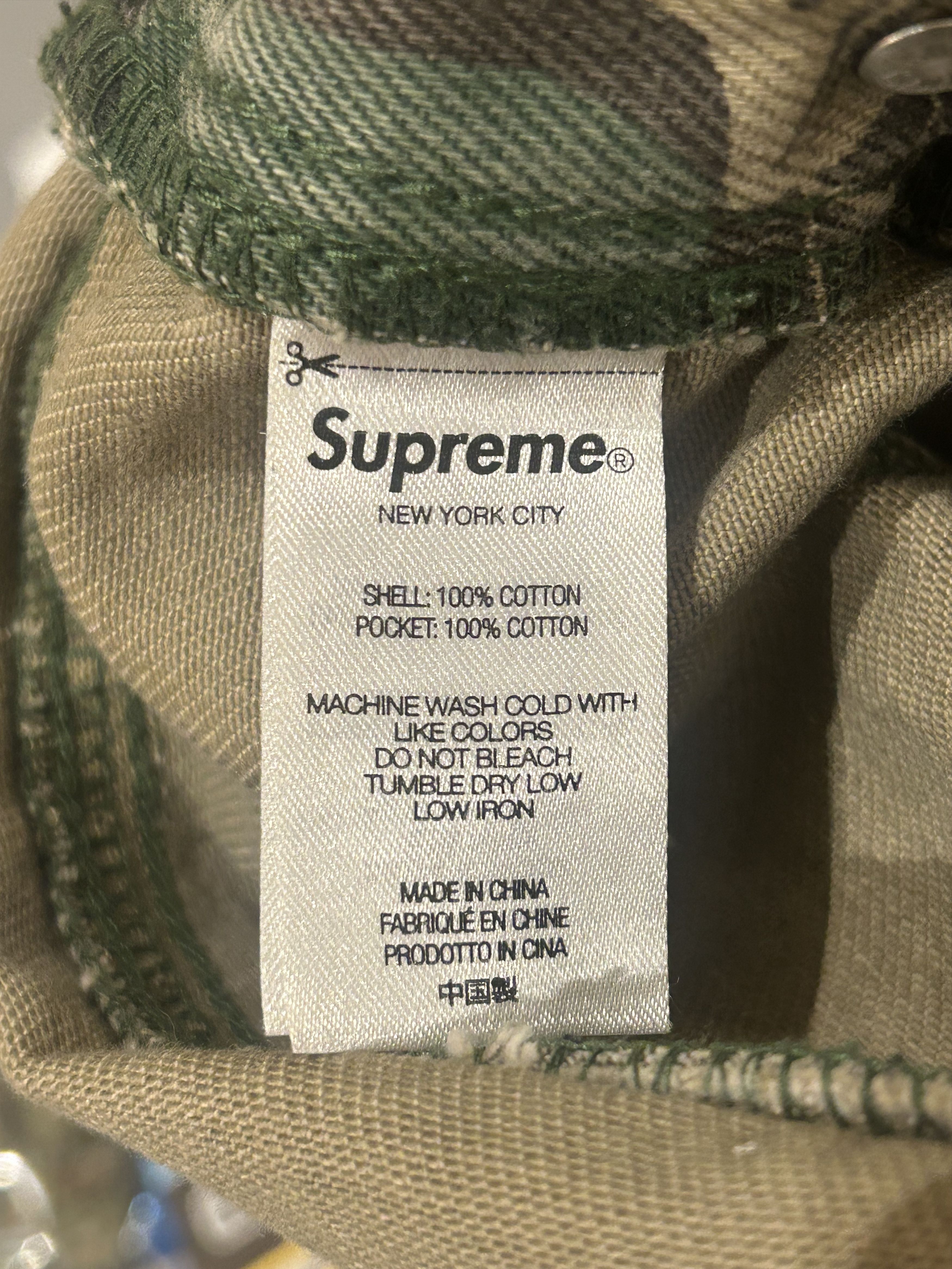 Supreme Supreme FW22 Cargo Denim Overalls 'Branch Woodland Camo' Size US 28 / EU 44 - 4 Thumbnail