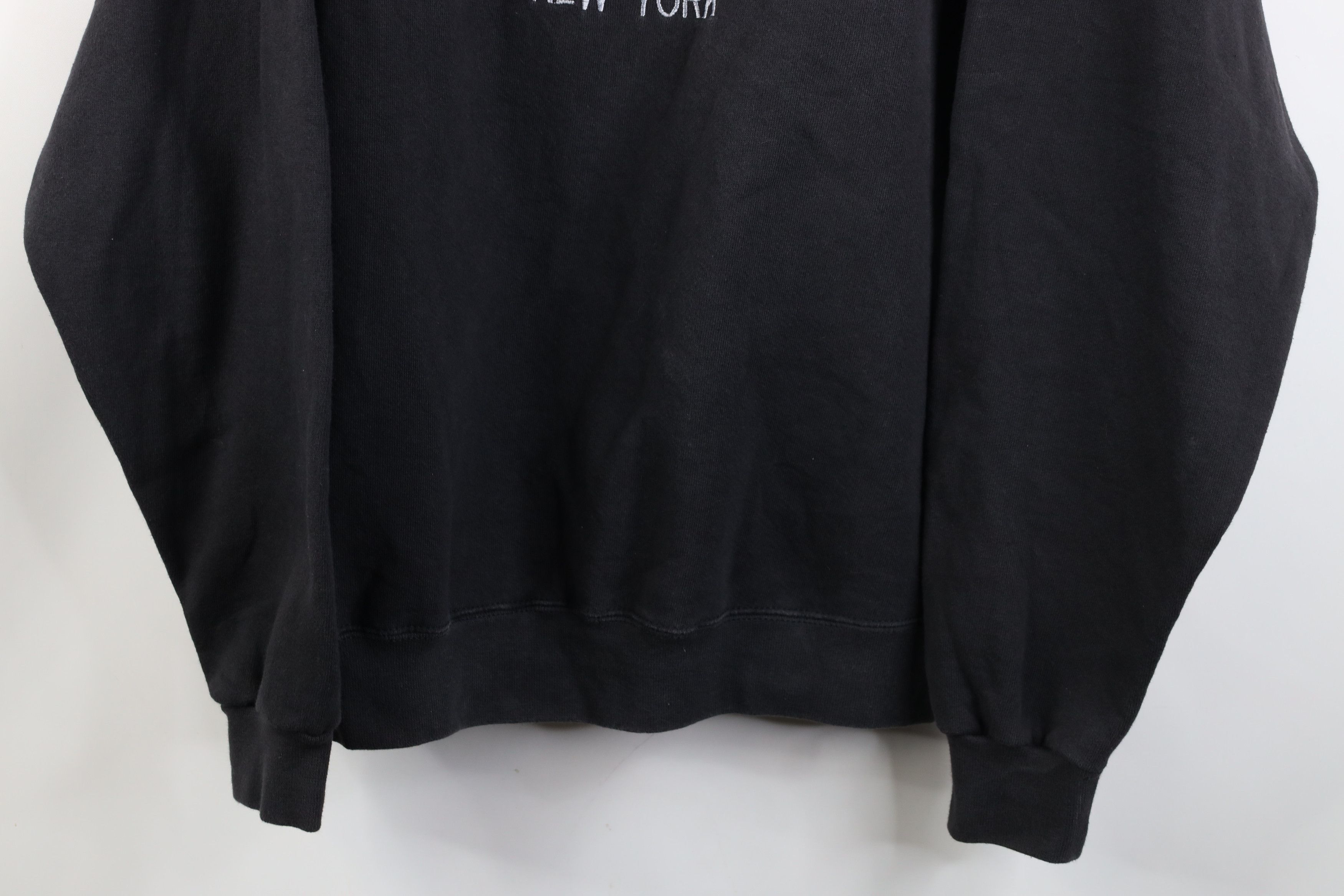 Hard Rock Cafe Vintage 90s Hard Rock Cafe New York Sweatshirt Black USA Size US S / EU 44-46 / 1 - 3 Thumbnail