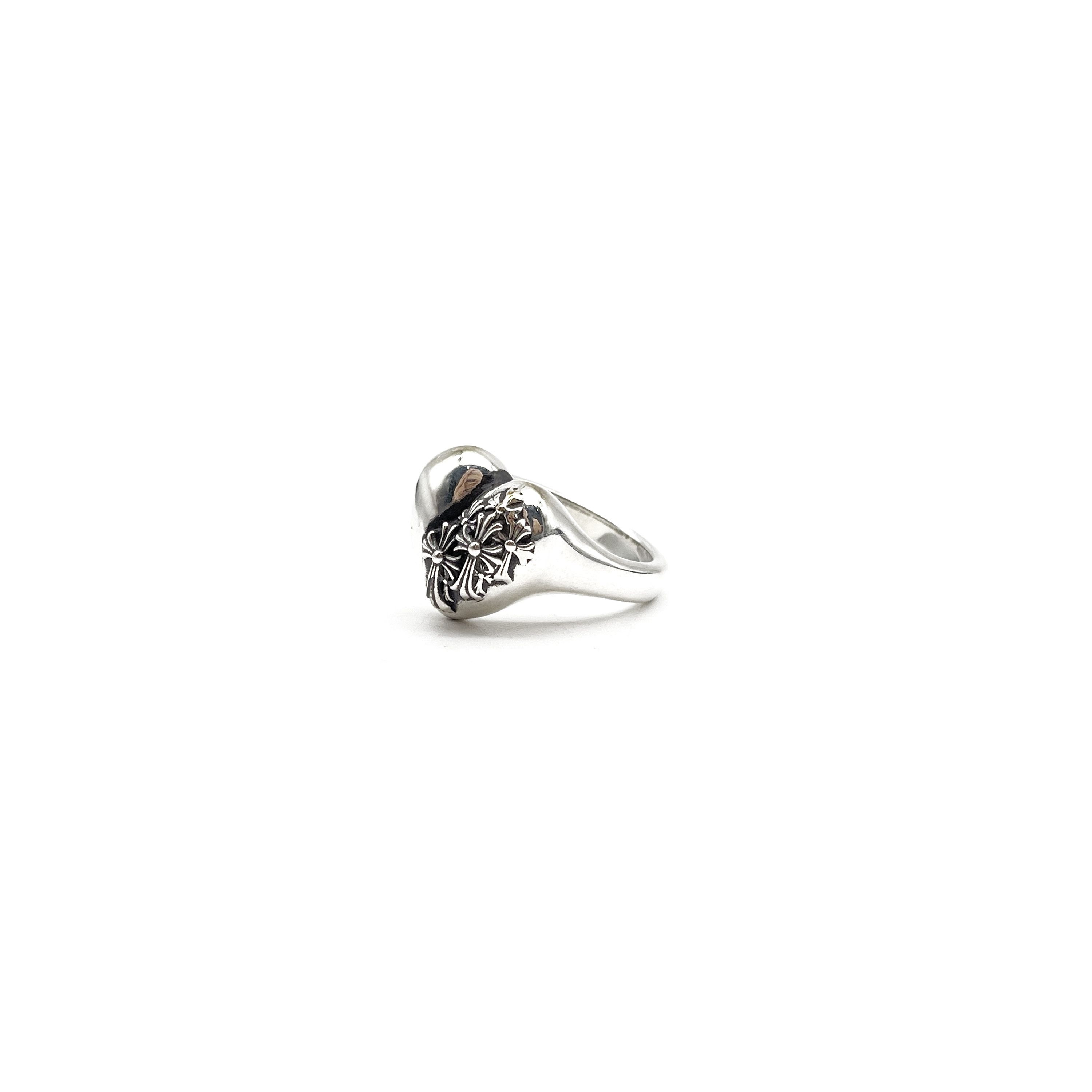 Chrome Hearts Chrome Hearts Silver R.l.P Heart Cemetery Ring Size ONE SIZE - 3 Thumbnail