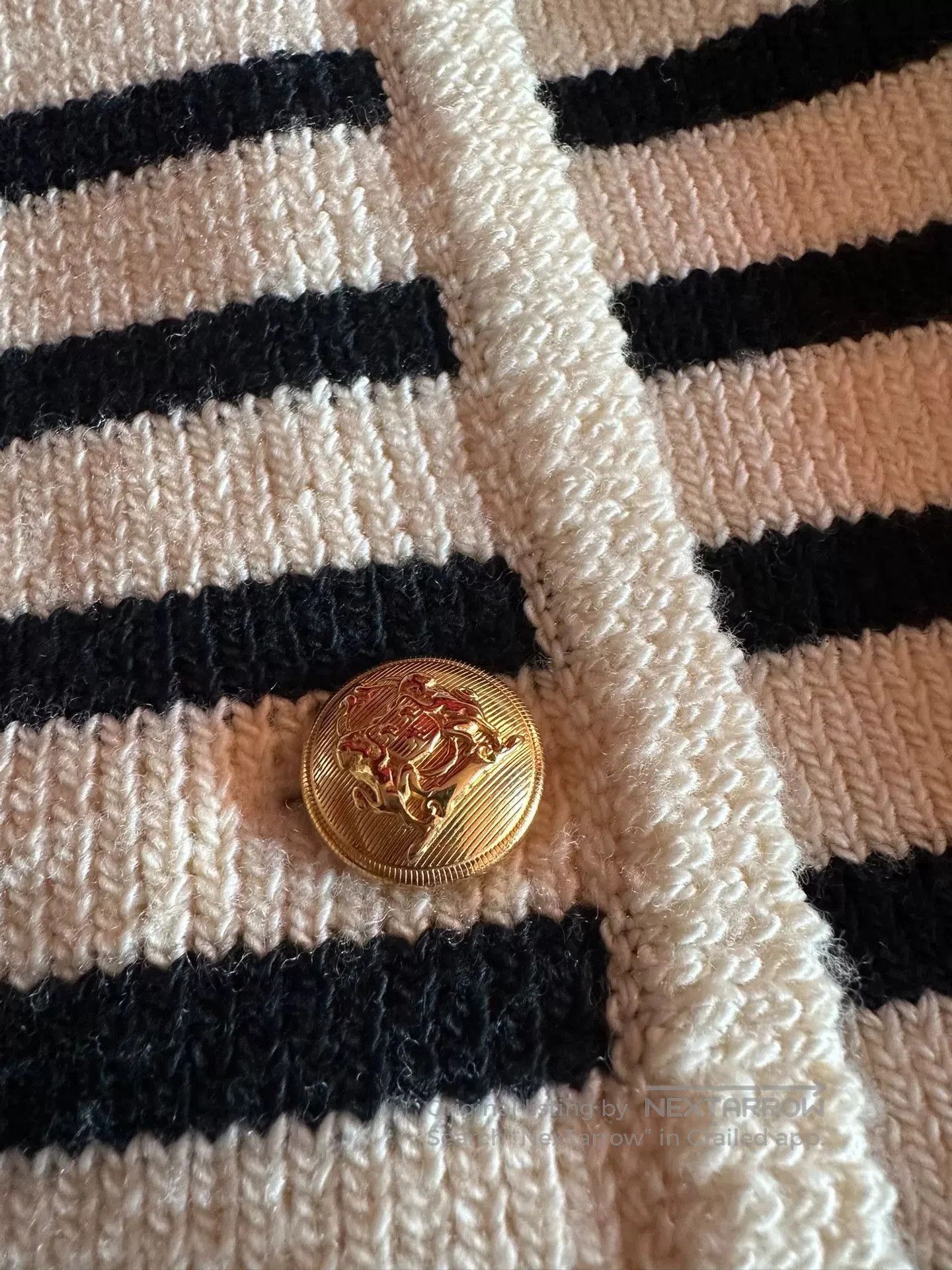 Celine Celine Striped Cardigan M. Size M / US 6-8 / IT 42-44 - 5 Thumbnail