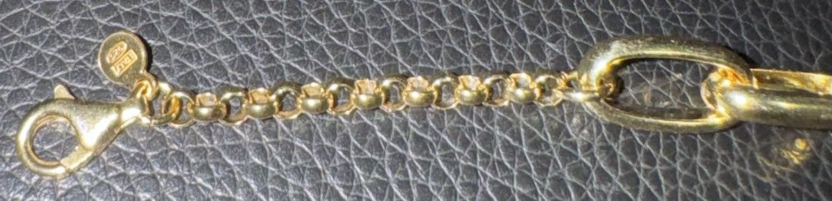 Sterling Silver Rolo Bracelet 14k Size ONE SIZE - 3 Thumbnail