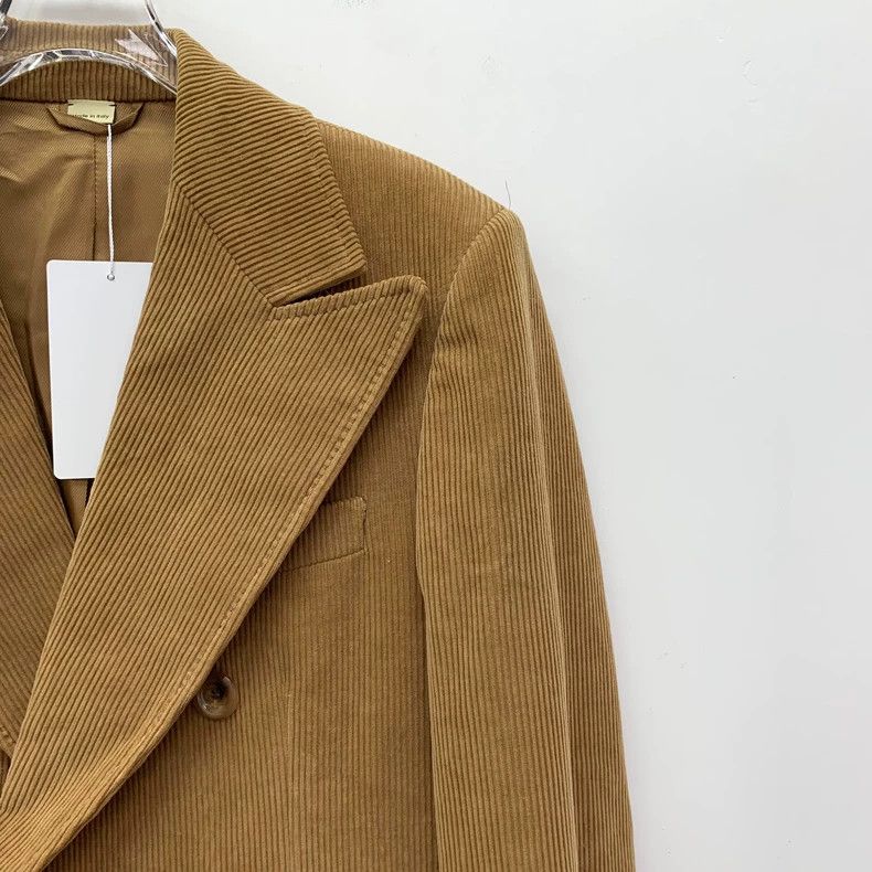 Gucci Gucci Brown cotton lapel double-breasted long-sleeved suit Size 46R - 3 Thumbnail