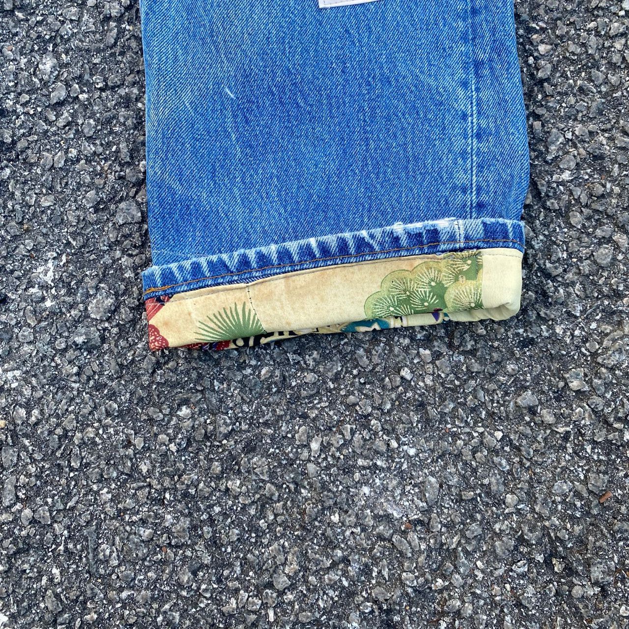Levi's Vintage 80s Levis 501 Patchwork Denim #kurtcobain Style Size US 32 / EU 48 - 11 Thumbnail
