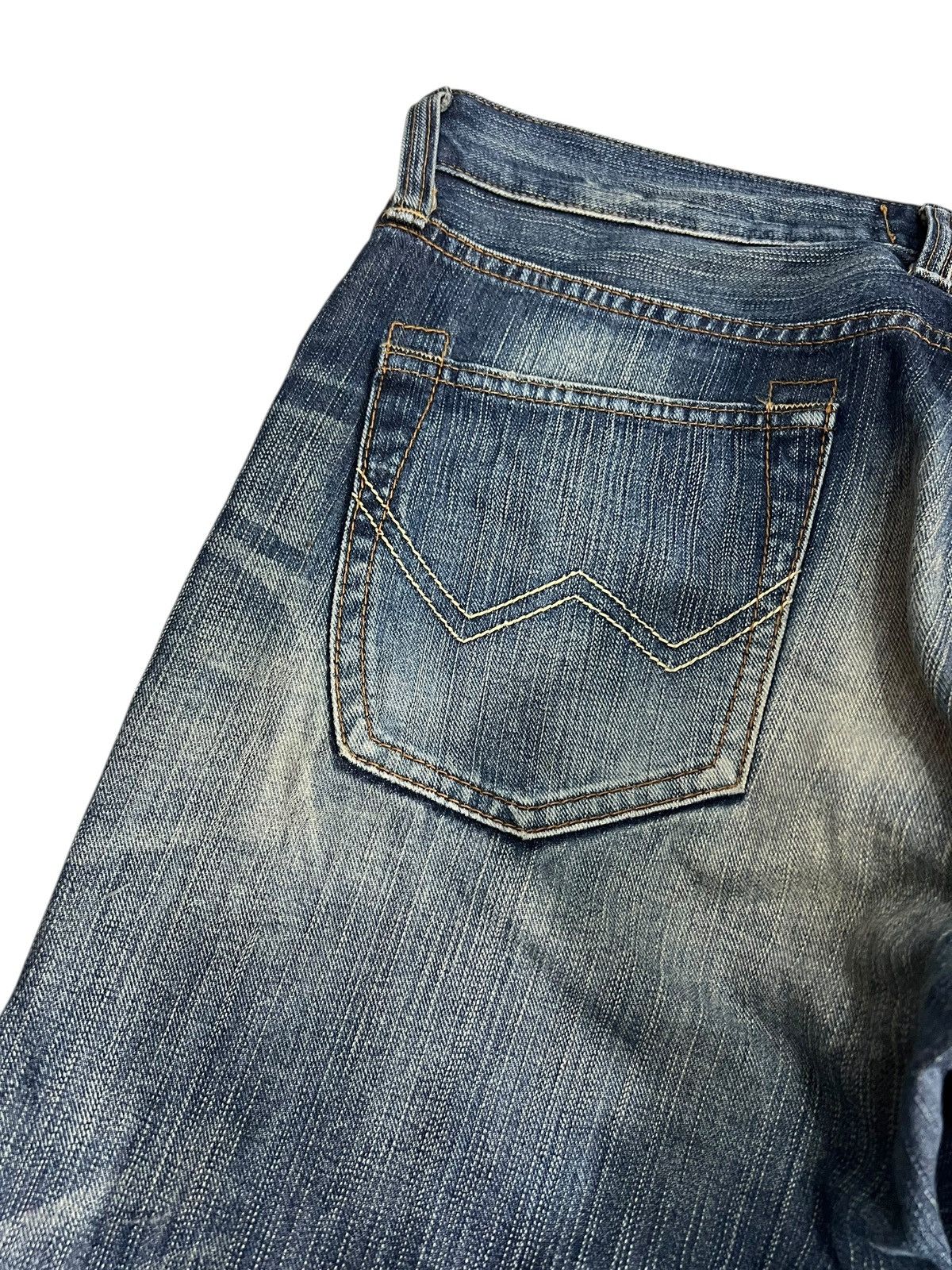 Japanese Brand Edwin Exclusive Vintage XV Mud Wash Denim Jean Japan Size US 33 - 13 Thumbnail