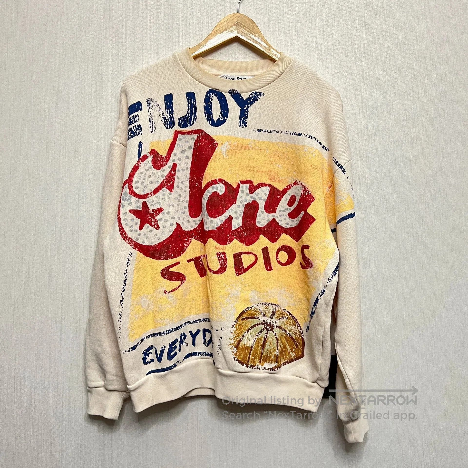 Acne Studios Acne Studios Vintage Print Sweatshirt. Size US XXS / EU 40 - 1 Thumbnail
